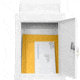Barska Through-The-Wall Drop Box w/Adjustable Chute, White, Medium, CB13954