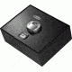 Barska Top Open BioMetric Safe, Black, 14.75x11.25x5in Exerior AX11556