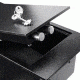 Barska Underground Floor Safe, 2 Point Deadbolt Locking System, Black, Outer Size 8 x 15 x 5 in AX12656