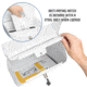 Barska Wall-Mount Top Opening Mail Drop Box, White, Large, CB14074