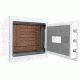 Barska White Keypad Jewelry Safe, Dark Interior, Steel, White, Outer Size 18 x 14 x 17.5 in AX12732