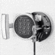 Barska White Keypad Jewelry Safe, Fireproof, Motion Sensor Light Interior, White, External Size 18 x 14 x 17.5 in AX12672