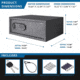 Barska WL120 WardenLight 1.2 Cu. ft Digital Keypad Safe with Interior LED Light, Black, Small, AX13750