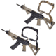 BDS Tactical Enhanced Padded CQB Single Point Sling, Black BDS PCQB BK