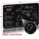 BECK TEK, LLC TEKMAT TEKR20GLOCK4243 Glock 42/43 Ultra Premium Cleaning Mat Pa