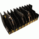 BenchMaster Rifle Rest Weapon Rack Deluxe - Ten Gun Pistol Rack - Handgun Safe Storage Accessories, BMWRDM10
