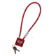 Birchwood Casey Fifteen Inch Cable Lock With Two Keys Red, BC-04801