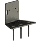Blac-Rac 4130-M Pump Shotgun Rack w/Lock, Black/Gray, Small, 4130-M