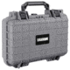 BlackHawk 11.6in Waterproof Hard Single Gun Case with Foam, Gray, Compact, BH00010-GRA