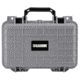 BlackHawk 11.6in Waterproof Hard Single Gun Case with Foam, Gray, Compact, BH00010-GRA