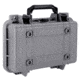 BlackHawk 11.6in Waterproof Hard Single Gun Case with Foam, Gray, Compact, BH00010-GRA