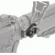 BlackHawk BHP Twist Lock Angular Quick Release Sling Swivel Black