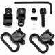 BlackHawk Magnum Band, 1.25inch Blued Swivels 70SW06BK 