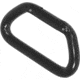 BlackHawk Non-Locking Carabiners Alum (Pkg ea) Black 98NC00BK