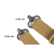 Blue Force Gear PPB100 Vickers Push Button 1 Swivel Bases Black Stainless Steel