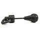 Blue Force Gear RED Swivel-Rapid Emergency Detachment Swivel For Push Button Sockets, 1in, Black, 1in P-PBER-100