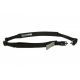 Blue Force Gear Vickers 221 2-to-1 Unpadded Sling, RED Swivel Version w/Nylon Adjuster and Hardware, Black VCAS-2TO1-RED-125-AA-BK