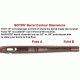 Boyds Hardwood Gunstocks Classic Winchester 70 Long Action 1 Piece Floor Plate Factory Barrel Channel, Walnut 500451004117