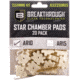 Breakthrough Clean Technologies AR-10 Star Chamber Pad - 20 Pack with 8-32 Thread Male/Male Adapter, BT-AR10SCP-20PK