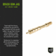 Breakthrough Clean Technologies Brass Cleaning Jag .25cal/6.5mm/254Cal, BT-25/6.5BJ