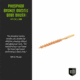 Breakthrough Clean Technologies Phosphorus Bronze Bore Brush, .243 Cal, BT-243/6PBBB