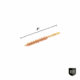 Breakthrough Clean Technologies Phosphorus Bronze Bore Brush, .25 Cal, BT-25/6.5PBBB
