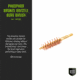 Breakthrough Clean Technologies Phosphorus Bronze Bore Brush, .44 Cal, BT-44/45PBBB