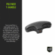 Breakthrough Clean Technologies Polymer T Handle, 8-32 Thread, BT-H-8-32