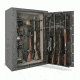 Browning Safes Hunter Wide HR37 Gun Safe,60x43x25in,Textured Charcoal,Silver Chrome,Scroll,S and G Mechanical Lock 1601100167