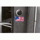 Browning Safes Hunter Wide HR37 Gun Safe,60x43x25in,Textured Charcoal,Silver Chrome,Scroll,S and G Mechanical Lock 1601100167