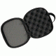 Bulldog Cases &amp; Vaults 7.5 In. X 9 In. Black Molded Nylon Pistol Case with Handles And Egg Crate