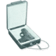 Bulldog Cases &amp; Vaults 8.7x6x2.5 Steel Pistol Strong Box w/ Key Lock, Security Cable - Black BD1100