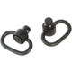 Bulldog Cases &amp; Vaults Deluxe QD Push Button Swivel Set, 1.25in, Black, BD884