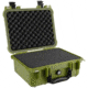 Bushnell Compact 13.37in Waterproof Gear Hard Case w/Foam, Green, BN00001-GRN