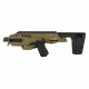 CAA Roni Conversion w/Stability Brace - Non NFA, Glock 17/17C/18/19/19C/22/23/25/31/32, Tan, RONIG2-9-STAB03