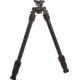 Caldwell Accumax Carbon Fiber Premium Swivel Stud Bipod, 13in-30in, Black, 1095201