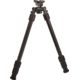 Caldwell Accumax Carbon Fiber Premium Swivel Stud Bipod, 13in-30in, Black, 1095201