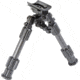 Caldwell Accumax Carbon Fiber Premium Swivel Stud Bipod, 6in-9in, Black, 1092515