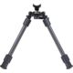 Caldwell Accumax Carbon Fiber Premium Swivel Stud Bipod, 9in-13in, Black, 1092516