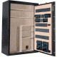 Cannon Safe Armory A64 80 Gun Safe, 72x48x30in - Hammertone Black/Chrome A64-H1FDC-13