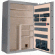 Cannon Safe Armory A64 80 Gun Safe, 72x48x30in - Hammertone Gray/Chrome A64-H2FDC-13