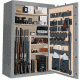 Cannon Safe Armory A64 80 Gun Safe, 72x48x30in - Hammertone Gray/Chrome A64-H2FDC-13