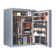 Cannon Safe Armory Safe 80 Gun, Hammertone Gray, 80 gun A80-H2FDC-15