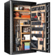 Cannon Safe Commander 43 Fireproof 36 Gun Safe, 72x40x28in - Hammertone, Black/Chrome CO43-H1FDC-13