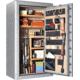 Cannon Safe Commander 43 Fireproof 36 Gun Safe, 72x40x28in - Hammertone, Gray/Chrome CO43-H2FDC-13