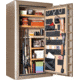 Cannon Safe Commander 43 Fireproof 36 Gun Safe, 72x40x28in - Hammertone Beige/Brass CO43-H3FDB-13
