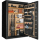 Cannon Safe Commander 54 Fireproof 48 Gun Rifle Safe, 72x50x28in - Hammertone, Black/Chrome CO54-H1FDC-13