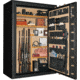 Cannon Safe Commander 54 Fireproof 48 Gun Rifle Safe, 72x50x28in - Hammertone Black/Brass CO54-H1FDB-13