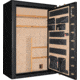 Cannon Safe Commander 54 Fireproof 48 Gun Rifle Safe, 72x50x28in - Hammertone Black/Brass CO54-H1FDB-13