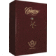 Cannon Safe Commander 54 Fireproof 48 Gun Rifle Safe, 72x50x28in - Hammertone Burgundy/Brass CO54-H5FDB-13